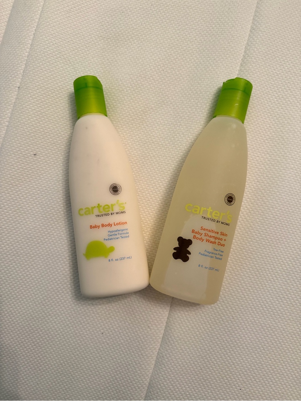 Carter's Baby Body Lotion & Sensitive Skin Shampoo + Body Wash Duo